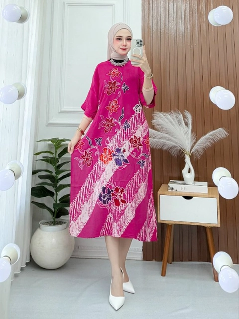 Batik Ayodha - DASTER SORAYA CAP ALLSIZE JUMBO LD 120CM