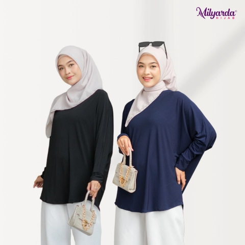 Milyarda Hijab - Blouse Batwing Baju Atasan Wanita Fashion Outfit Perempuan Blus Kalong Kelelawar