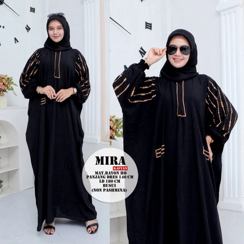 Batik Alfin - Baju wanita Cantik kaftan MIRA model kekinian terbaru