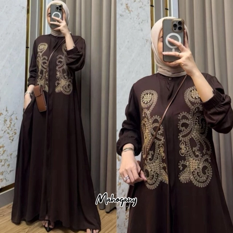 Khisna collection - Dress Karina bordir twill rayon