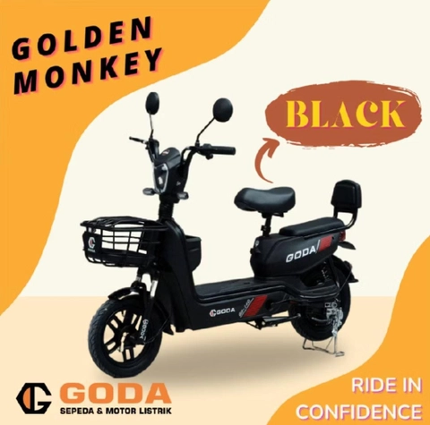Rizki Electronics - SEPEDA MOTOR LISTRIK GODA 140 GOLDEN MONKEY