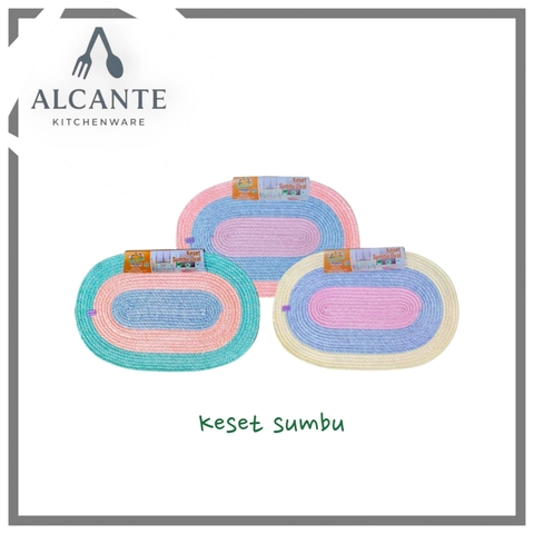 Alcante - Keset Dapur Rumah Anti Slip Tidak Luntur Mudah Dibersihkan