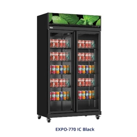 SATMESIN - showcase gea 2 pintu expo 770 ic/expo-770ic/expo770ic black