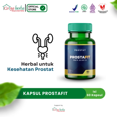 Griya Herba - Prostafit Obat Herbal Membantu Memelihara Kesehatan Prostat Halal BPOM