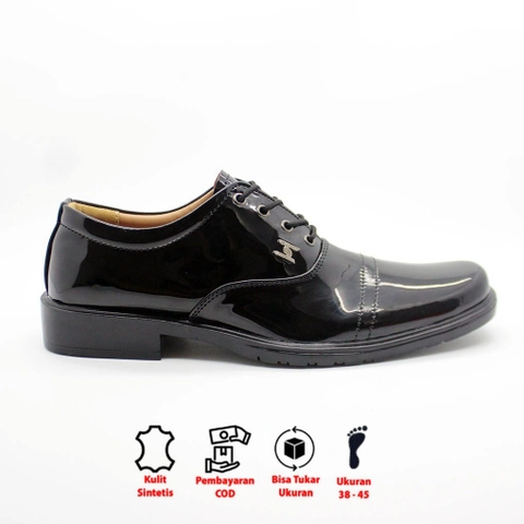 eastbrook - HASHIRA CASUAL MEN STUBBORN SERIES GLOSSY LEATHER RUBBER SOLE