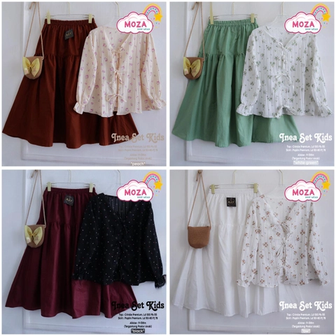 Griya Busanaku Solo - Set anak perempuan usia 9-13th / Inea - Comie set kids
