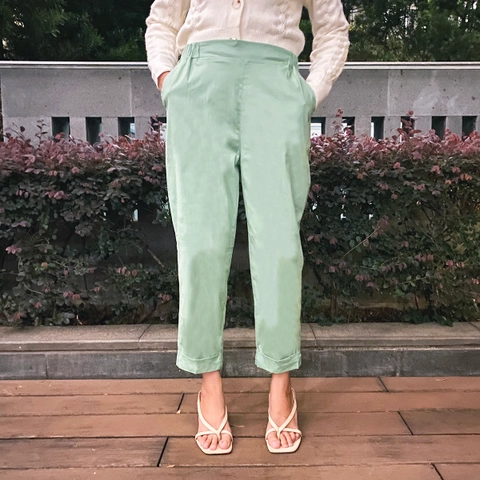 MKY Clothing - MKY CLOTHING CELANA LINEN ANKLE PANTS