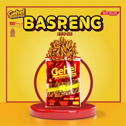 Gehel Snack - Basreng 100gr - Makanan Ringan