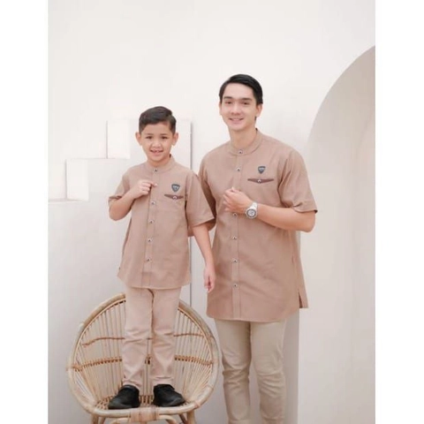 Batik Alfin - Baju koko kurta Couple ayah dan anak koko kurta terbaru