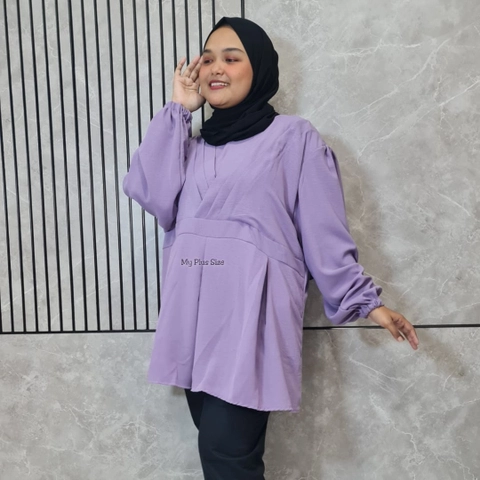 My Plus Size - Blouse Super Jumbo Wanita 3842 / Ld 125 cm / 135 cm & 145 cm