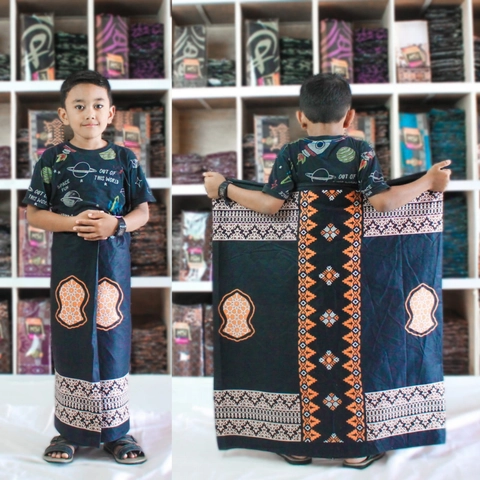 Batik Alfin - Sarung anak usia 2 sampai 6 th motif srompah