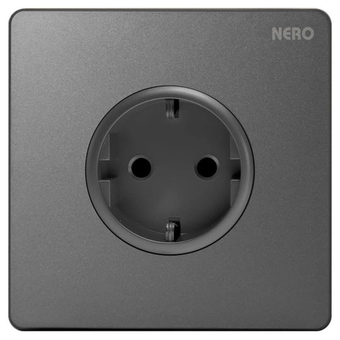 UTAMAMEGA - Stop Kontak Dinding Dekoratif Nero X216VG - GR