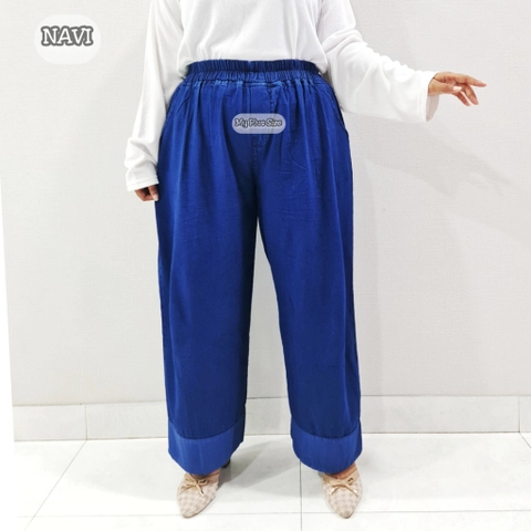 My Plus Size - Celana Kulot Jumbo Soft Jeans 3520