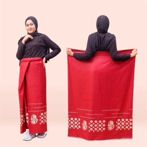 Kois Batik - Sarung Batik Wanita Santri Rayon Premium Motif aline