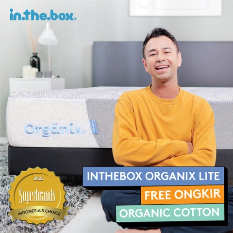 Inthebox - Kasur Latex Organix Lite Free Bantal & Mattress Protector F388OL-2P1P-160NTR