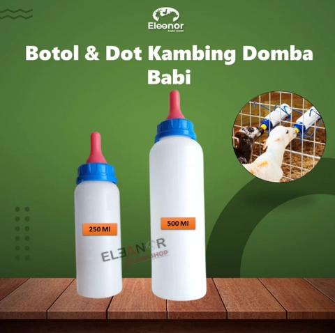 Eleanor Farm Shop - Botol Dot Cempe Kambing Domba Kucing anjing Kapasitas 250ml dan 500ml