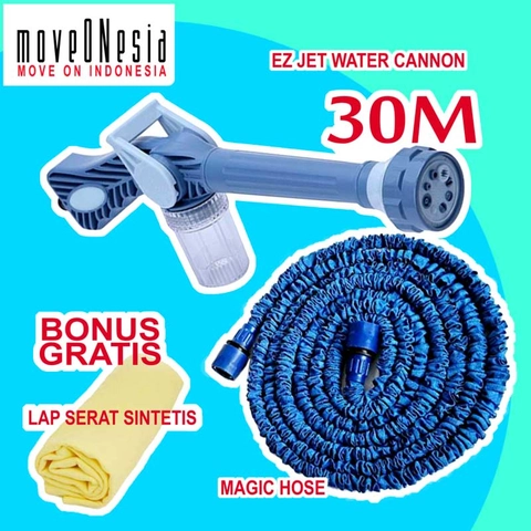 Selang Semprotan Air Cuci Motor Mobil Tanaman Magic Hose 30 Meter