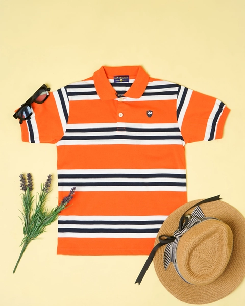 MATSUDA APPAREL - Matsuda baju kaos polo anak laki laki katun umur 2-12 Barry