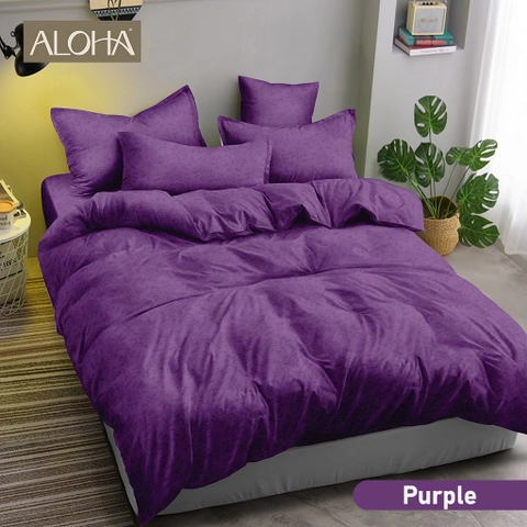 Dylan 19 [TA] - Bedcover Set Aloha Polos 180x200 - Purple