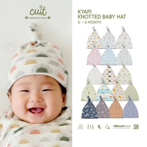 Kintakun Baby - KINTAKUN BABY X CUIT Baby Kyappi Hat Motif- Topi Kupluk Bayi 6 Bulan