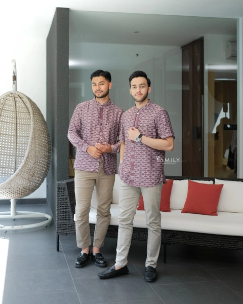 AMILY HIJAB - Amily Hijab - Xavier Koko (Kemeja Pria/Baju Muslim)