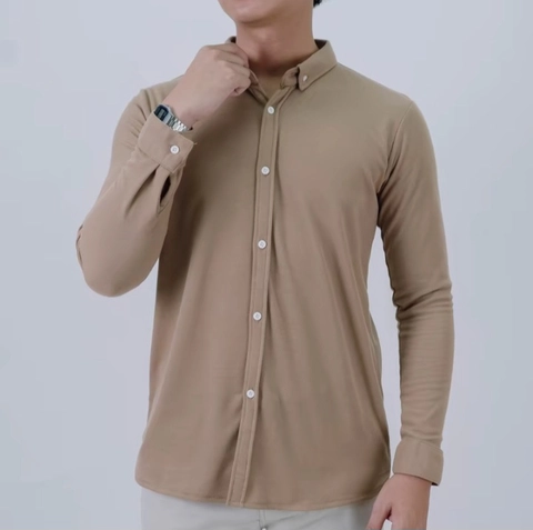 MR DEE - Kemeja panjang pique new product