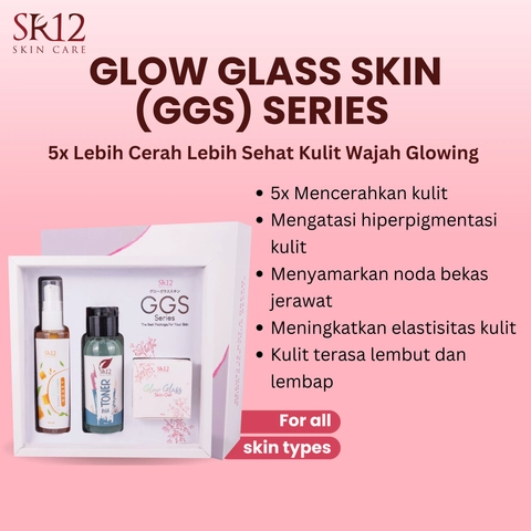 SR12 GGS Series Facial Wash Honey Toner BHA GGS Gel 5x Lebih Cerah Glowing