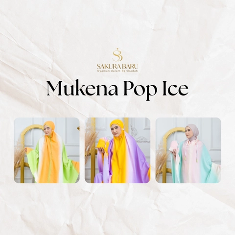 Sakura Baru - [BUY 1 GET 1] - MUKENA TRAVELLING MOTIF POP ICE