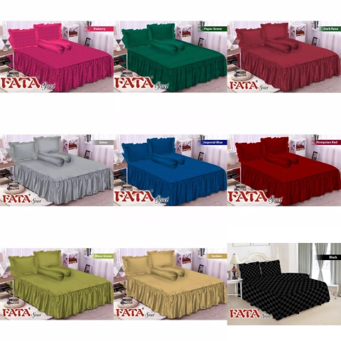 Dylan 19 - Sprei Rumbai FATA Jaguard Polos Emboss