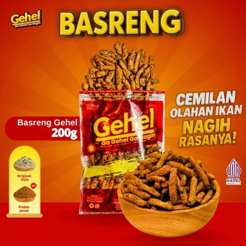 Gehel Snack - Basreng 200gr - Makanan Ringan