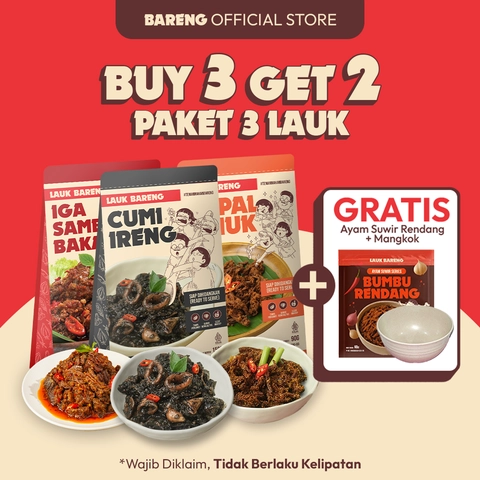 Lahap Bareng - Lahap Bareng - Paket Hemat 3 Lauk