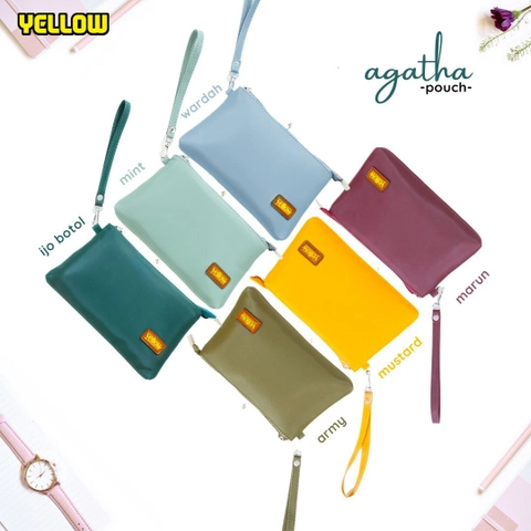 Fashopid - YELLOW POUCH WANITA AGATHA READY