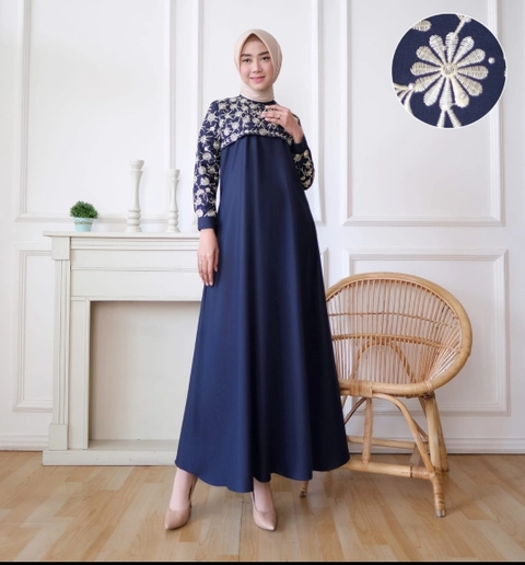 Celin Fashion [TA] - Gamis Hajrah bunga