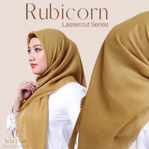Acla Daily - Jilbab Segiempat Rubicorn Lassercut Series