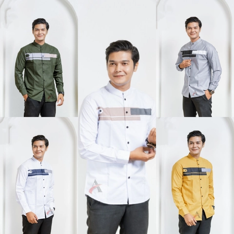 Juragan Kurta - Baju koko pria dewasa simpel elegan bagus motif jordan