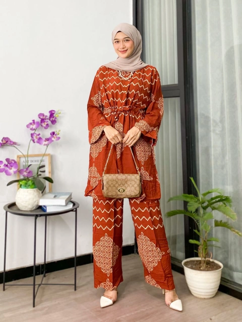 Batik Ayodha - SETELAN TUNIK SONIYE ALLSIZE