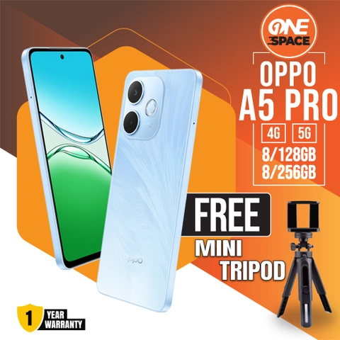 One Space - OPPO A5 Pro 4G 5G 8/128 8/256 GB 8GB 128GB 256GB HP Android