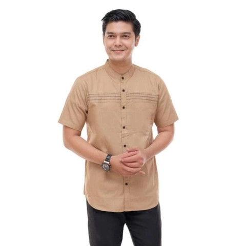 Khisna collection - Baju Koko Pria Dewasa Modern Simpel Keren Terbaru Motif MH