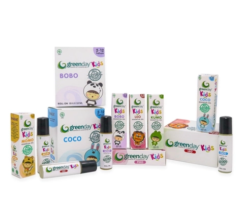 Greenday Kids - [HARGA PROMO] Greenday Kids Essential Oil 4 pcs MIX BY REQUEST