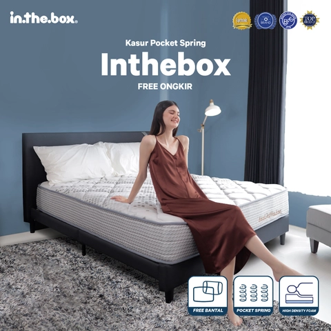Inthebox - INTHEBOX - Kasur Spring Bed In The Box Free Bantal - Garansi 10 Tahun