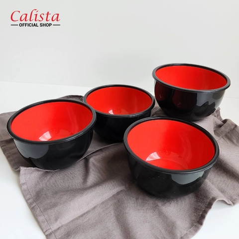CALISTA - Calista Mangkuk Ninja Mangkok Ramen Polos Ukuran M - Set isi 4pcs