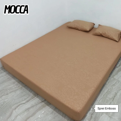 MNAIMA - Sprei Emboss Mocca 160x200