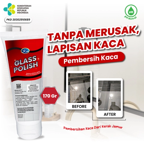 X MOS - X-MOS Glass Polish 170gr - Pembersih Jamur Kaca