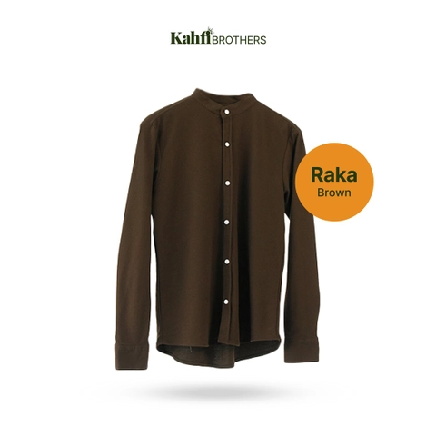 Kemeja Koko Pria Lengan Panjang - Raka Coffee