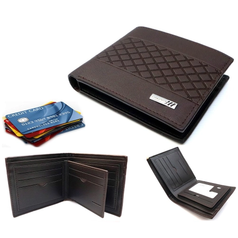 Lanc Fashion - Dompet Cowok Lipat premium Center Embos Grafity